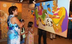 Público de todas as idades prestigiou a abertura da exposição