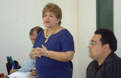 Reitora se reuniu em Viçosa com professores e alunos