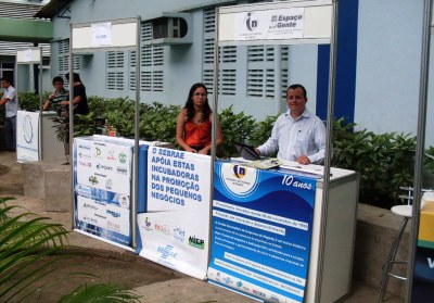 Incubal participou  com stand de divulgação