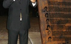 Ministro da Secretaria Especial de Direitos Humanos, Paulo de Tarso Vannuchi, fala da importância do monumento