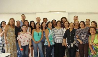 turma que participou do curso, com duração de cinco meses