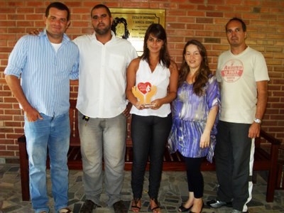 Os professores Rui Reys, Luciano Grillo, Camila Braga (coord. do evento), Márcia Aline Fidelis e Arthur Almeida integram a Comissão da Jornada