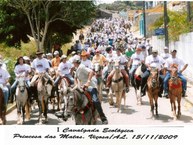 Cavalgada do ano passado percorreu várias trechos do município