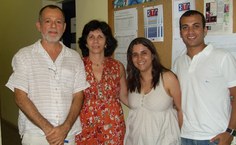 Coordenação do Eta é formada por Antônio Lopes, Teatro, Rita Namé, diretora da escola, Paula Fragoso, administradora e David Farias, professor de Teatro