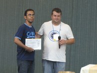 Marlos da Silva recebe certificado de 2º lugar