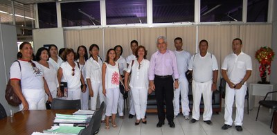 Corufal visita o gabinete do vice-reitor Eurico Lôbo