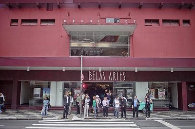 Fachada do Cine Belas Artes (Foto: Rodrigo Capote/Folhapress)