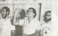 Renan Calheiros (C):eleito por estudantes deputado estadual em 1978