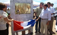 Lançamento da Pedra Fundamental do Campus do Sertão, em novembro de 2008