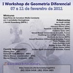 I Workshop de Geometria Diferencial traz renomados pesquisadores
