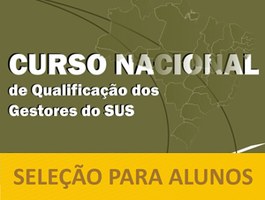 Inscrições para Curso de Qualificação de Gestores do SUS terminam dia 5