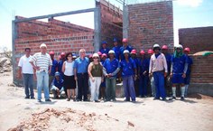 Visita da reitora às obras em Delmiro