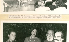 Paulo Freire no seminário de Alfabetização