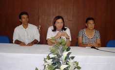 A Unati foi apresentada por Leonéa Santiago, Benedito Santos (ANG-AL) e Lúcia Santos, do Núcleo Temático de Assistência Social (Nutas/Ufal)