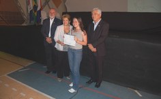 Diandra de Oliveira, primeiro lugar em Ciências da Saúde