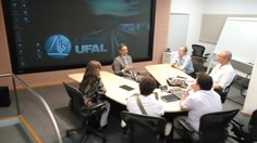 Representantes da Aecid em visita ao LCCV