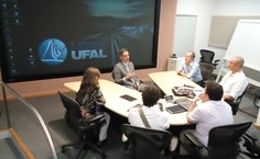 Representantes da Aecid em visita ao LCCV