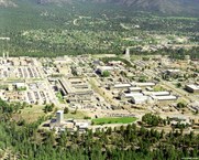 Vista aérea de Los Alamos. Foto: commons.wikimedia.org