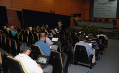 Pesquisadores participam ativamente das palestras