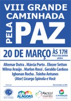 Caminhada pela Paz, Concurso do Hino Oficial, estágios.Confira!