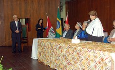 Em seu discurso, Ana Dayse destacou que a sociedade faz justiça através dessa titulação