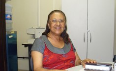 A primeira tutota do Pet Letras, profª Maria Denilda Moura