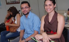 Camila Silva e James Ulisses estudaram um semestre em Lisboa