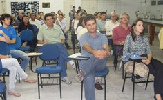 Estudantes e professores participaram da comemoração