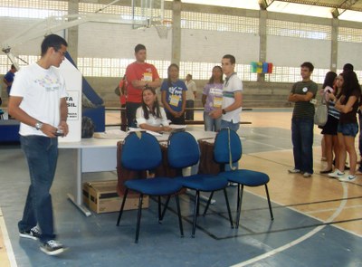 Votação no Ginásio de Esportes