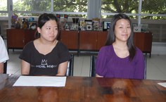 Shirley Peng e Mei Shen, irão estudar no IQB