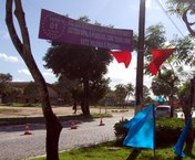 Três cores enfeitam o campus Maceió