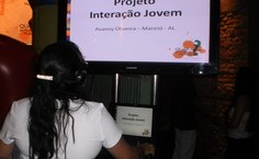 Visualização dos projetos durante o evento