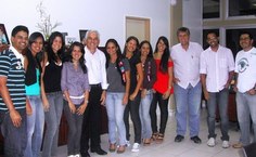 Visita dos rondonistas da edição 2010 ao vice-reitor Eurico Lôbo e ao Pró-reitor de Extensão Eduardo Lyra