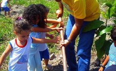 Atividades de educação ambiental com crianças do NDI