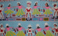 As obras de seu Vicente retratam o cotidiano do campo e da cidade