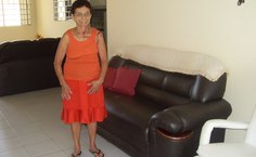 Dona Iracy dos Santos ficou mais tranquila para seguir o tratamento com o apoio da casa, já que mora em Capela