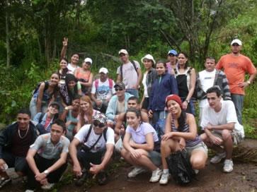 Alunos participaram do trabalho de campo à Pedra do Vento