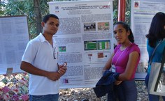 Alunos apresentam o projeto em eventos nacionais