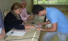 Tomaram posse no dia novos representantes do segmento estudantil no Consuni