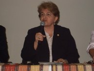Reitora Ana Dayse abordou a nova realidade da Ufal para os empossados