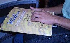 Literatura em Braille também é disponibilizada no evento