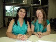 Coordenadoras do CRR-Alagoas, Jorgina Salles e Aline Fidelis