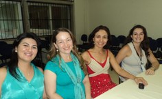 Equipe do CRR, a partir da esquerda- Jorgina Salles, Aline Fidelis, Célia Rozendo e Yanna Lira