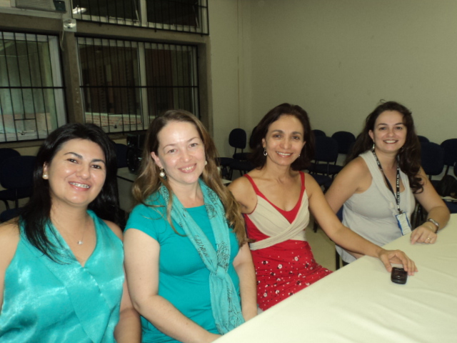 Equipe do CRR, a partir da esquerda- Jorgina Salles, Aline Fidelis, Célia Rozendo e Yanna Lira