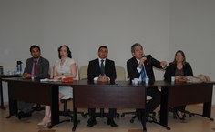 Representantes do Emaj, do Procon e do curso de Direito apresentam objetivos e responsabilidades do Escritório Modelo