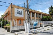 Prédio onde funciona o Laboratório, no bairro do Farol