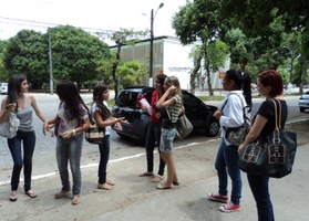 Novos alunos movimentam o campus em Maceió