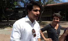 Ao lado da mãe Bruno revela as boas expectativas pela mobilidade acadêmica