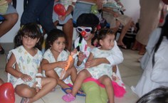 Momentos de descontração na rotina hospitalar