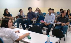 Reunião no curso de Comunicação